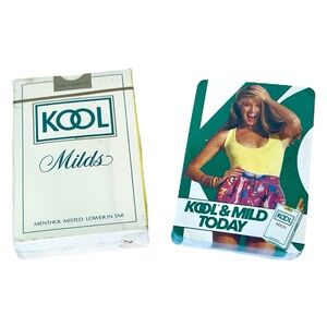 VTG 1988 Kool Girl‎ Cigarettes Deck of Promotional Playing Cards Sealed 2 Decks